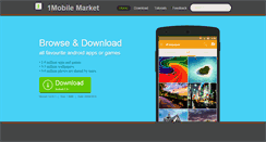 Desktop Screenshot of market.1mobile.com